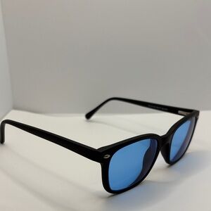 Enhance 3997 matte black glasses frame demo lenses unisex 52-19-145 like new